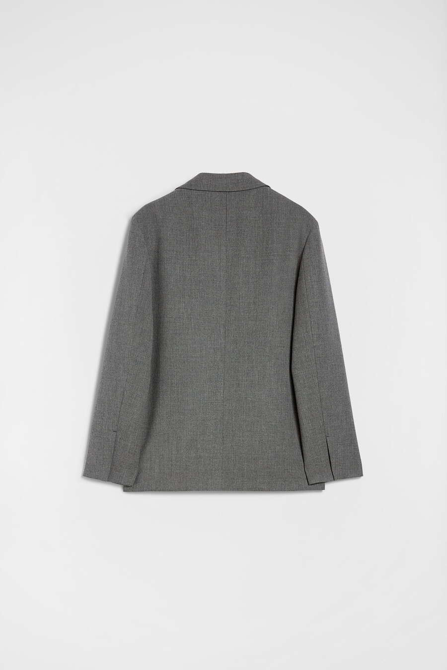 taillierter blazer aus woll-canvas